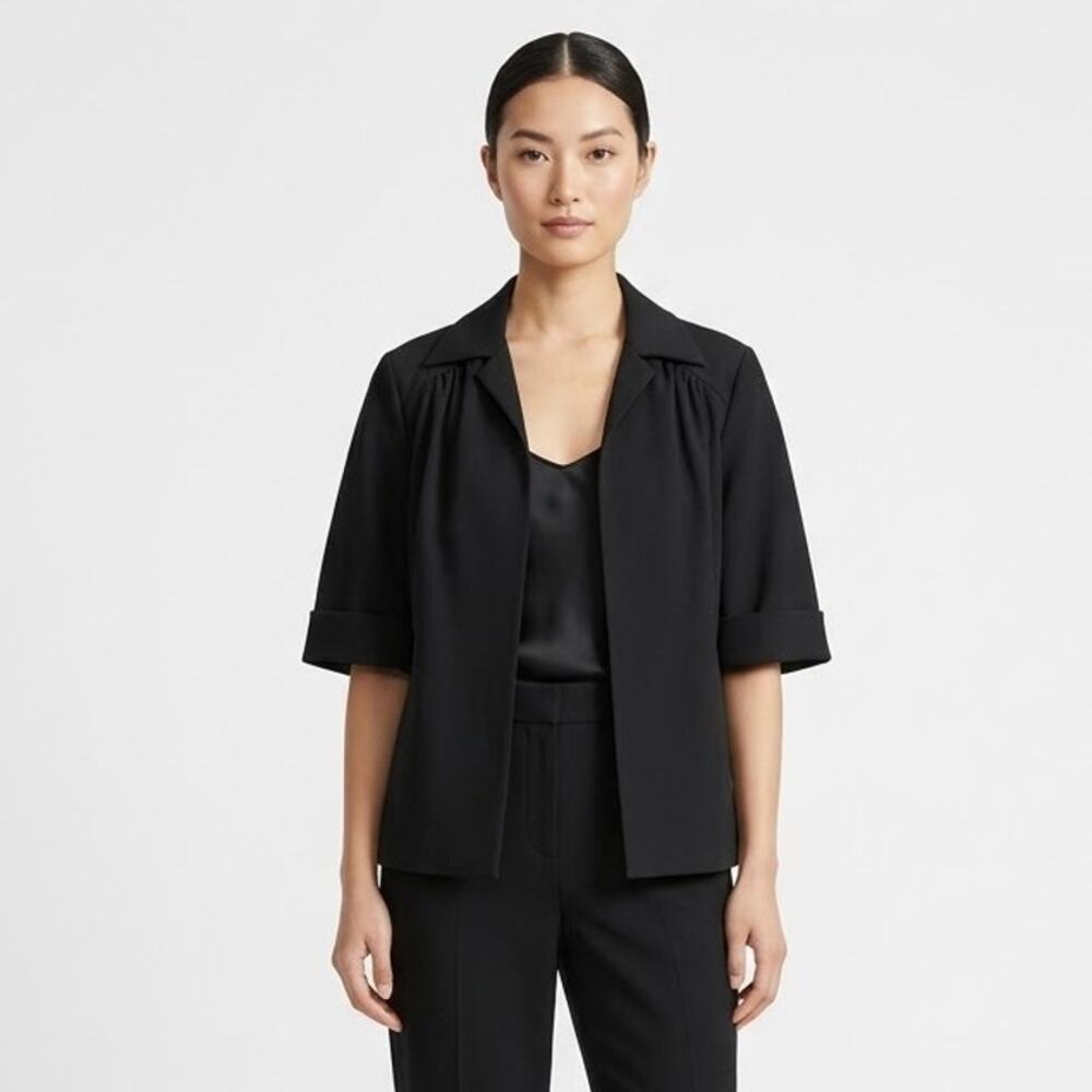 Vintage Garment Worker's Union Ladies Open Front Jacket Black Size Medium